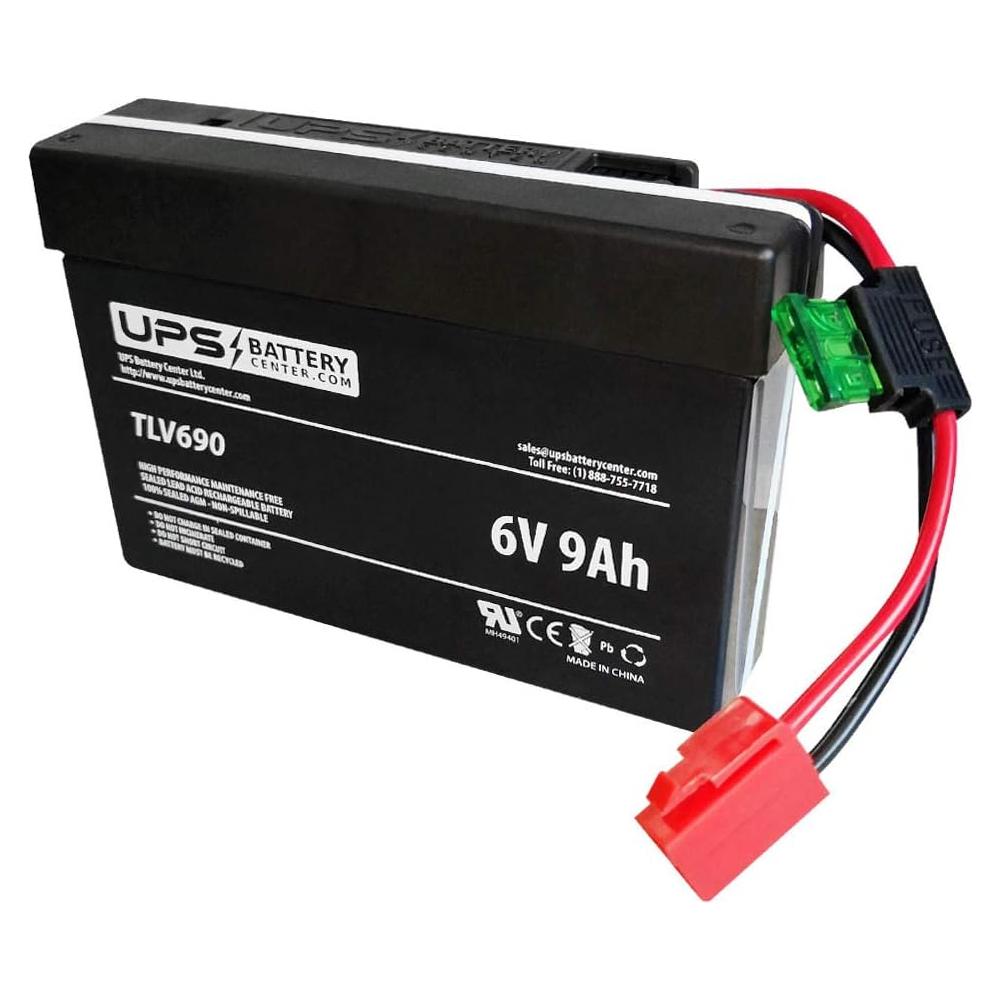 Batería 6V 9Ah UPS Battery Center para Kid Trax Vespa Disney