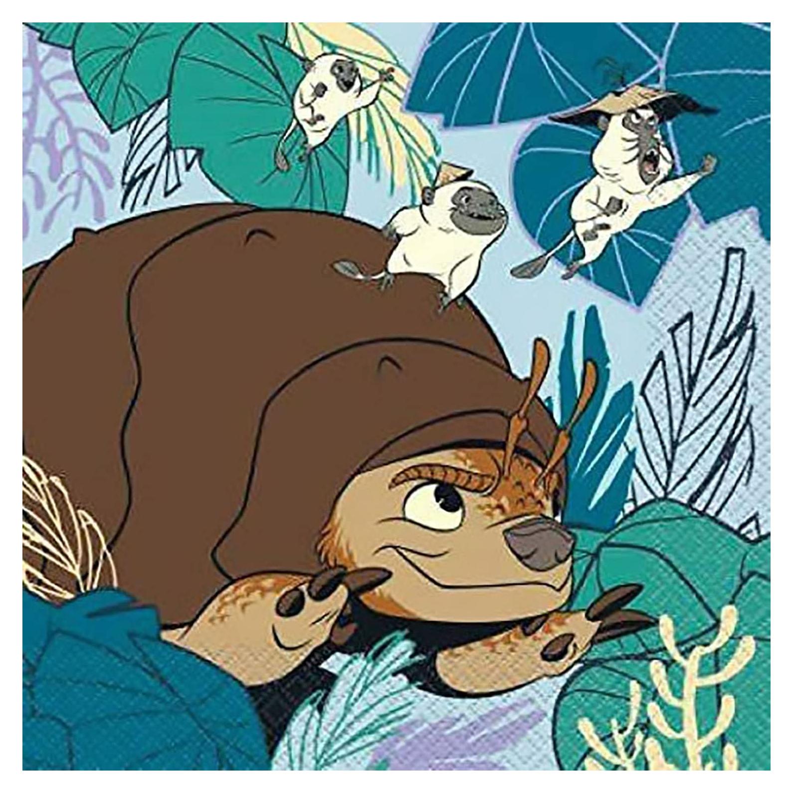 Servilletas de Papel Descartables Raya y el Último Dragón - 16 Unidades