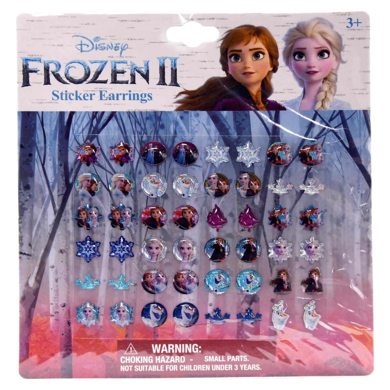 Pendientes de Pegatina Disney Frozen 24 Pares