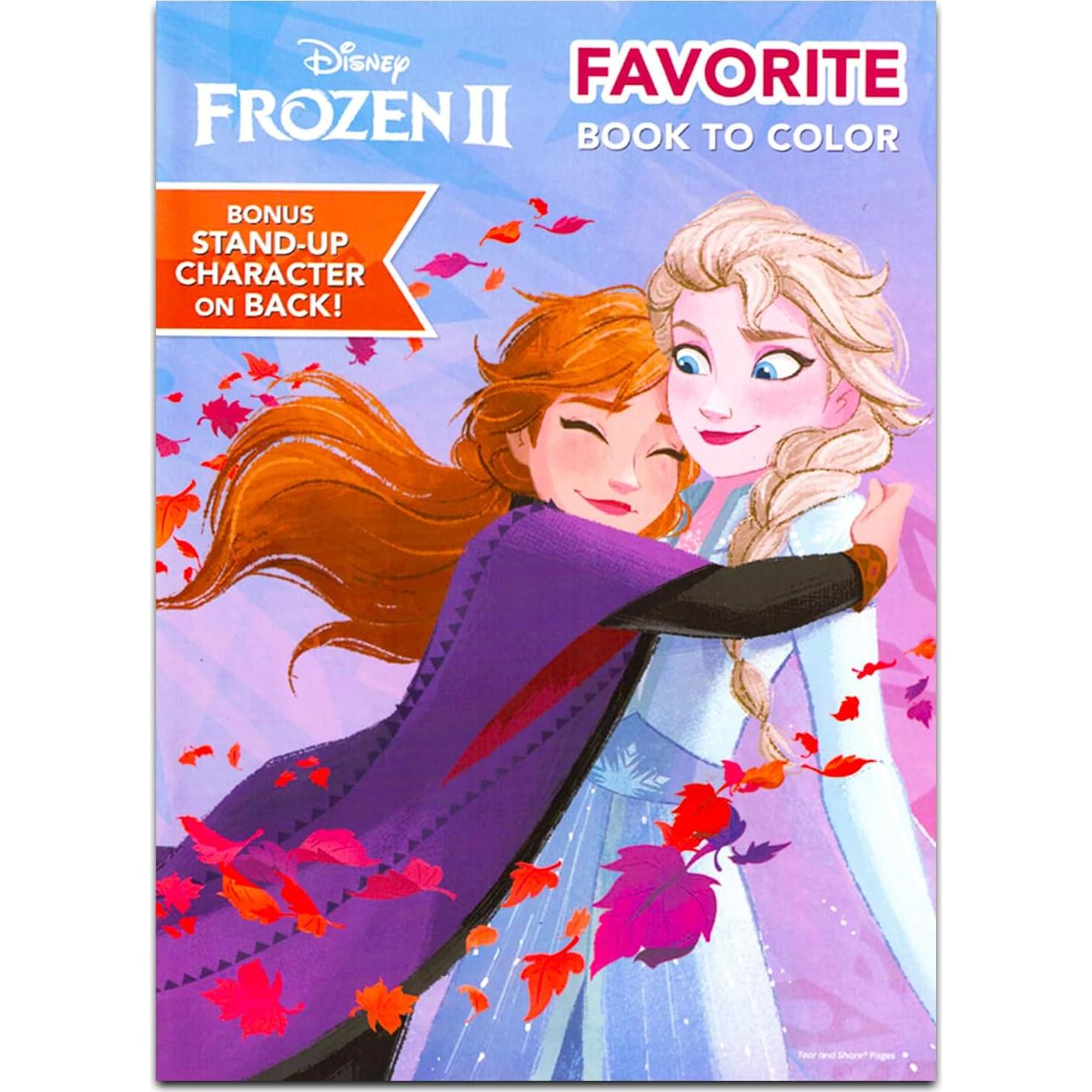 Conjunto de Libros para Colorear Disney Frozen - Actividades y Stickers