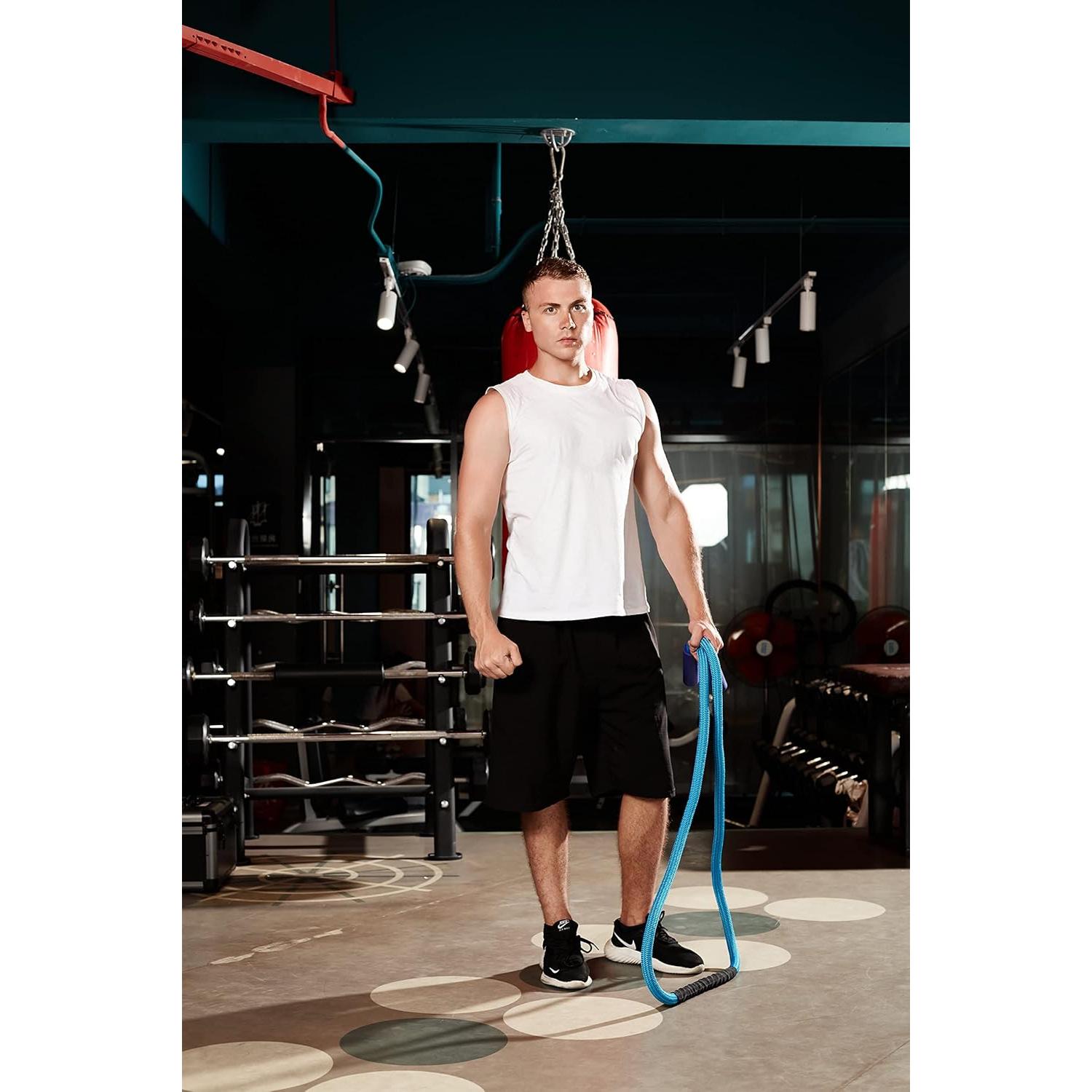 Cuerda de Salto Pesada Perantlb 2.8m con Mango Antideslizante