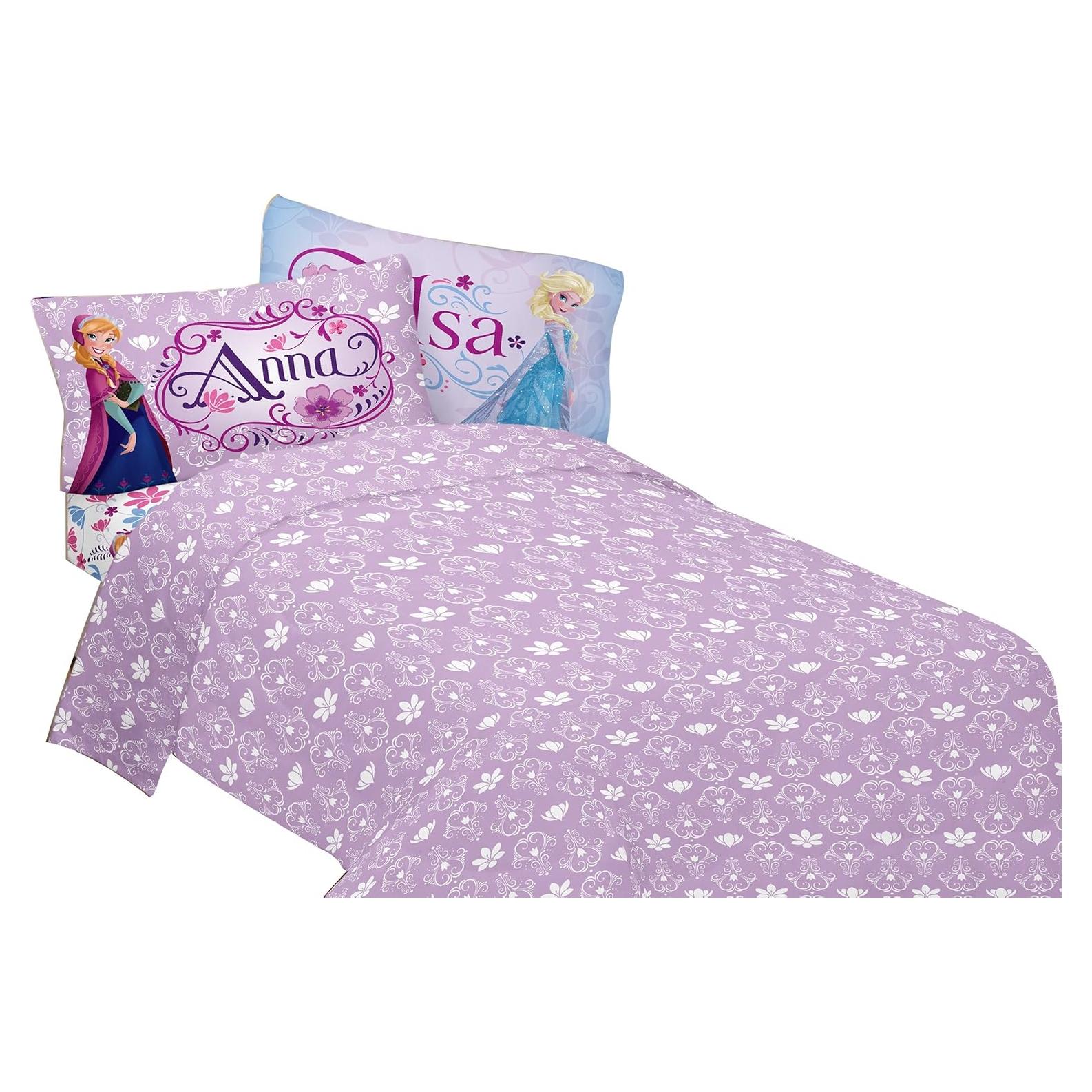 Juego de Sábanas Individual Disney Frozen Floral 3 Piezas