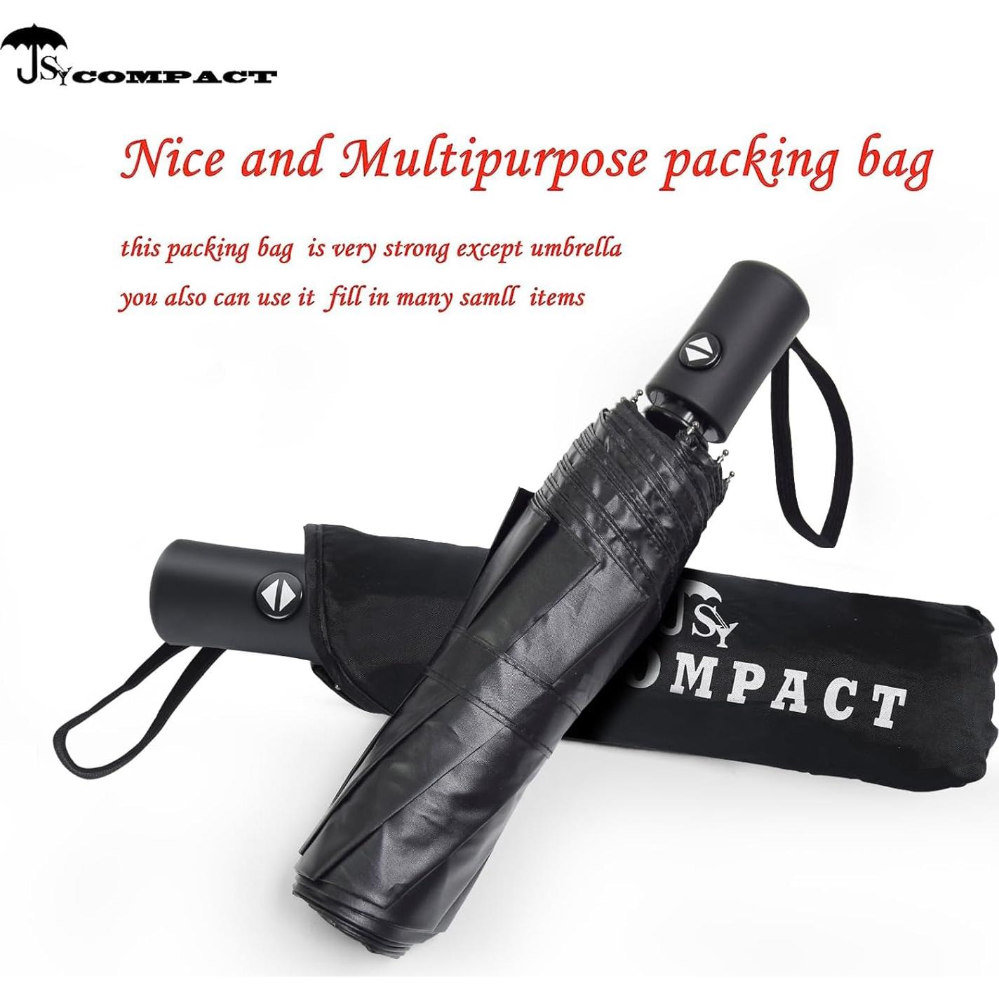 Paraguas Automático Compacto SY COMPACT a Prueba de Viento