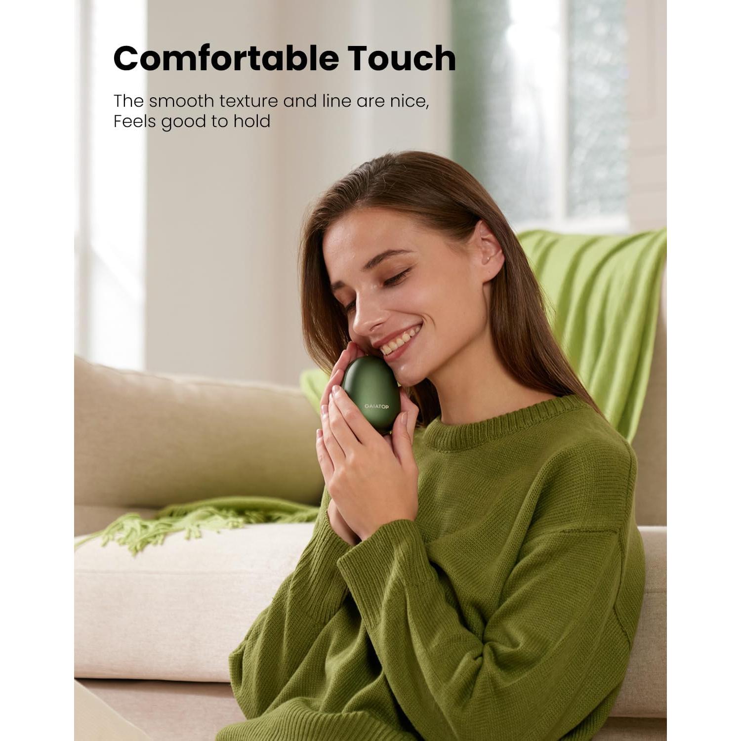 Calentadores de Manos Recargables Gaiatop 2 Piezas Aguacate