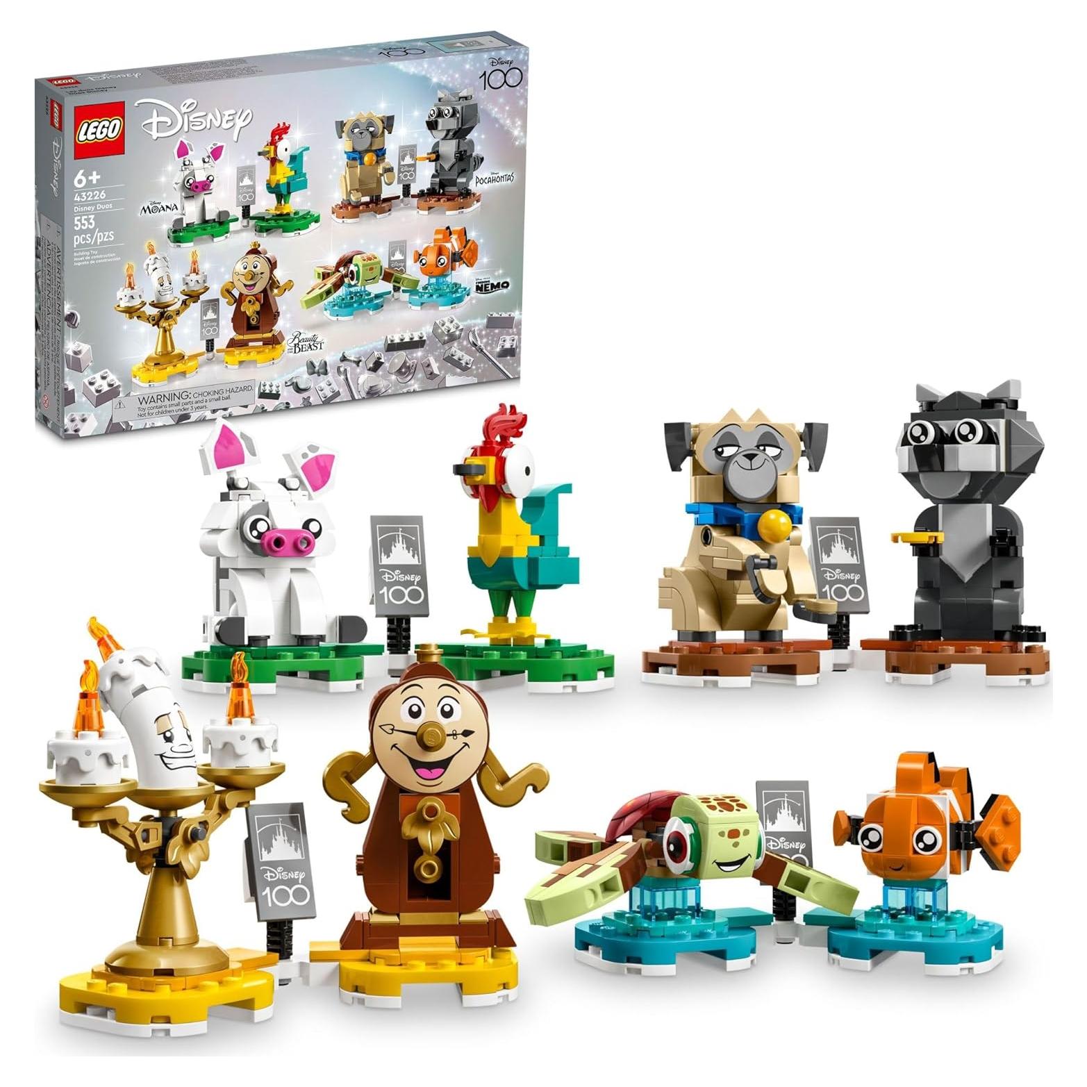 Set LEGO Disney Duos 43226 - 4 Parejas Icónicas 6+ Años