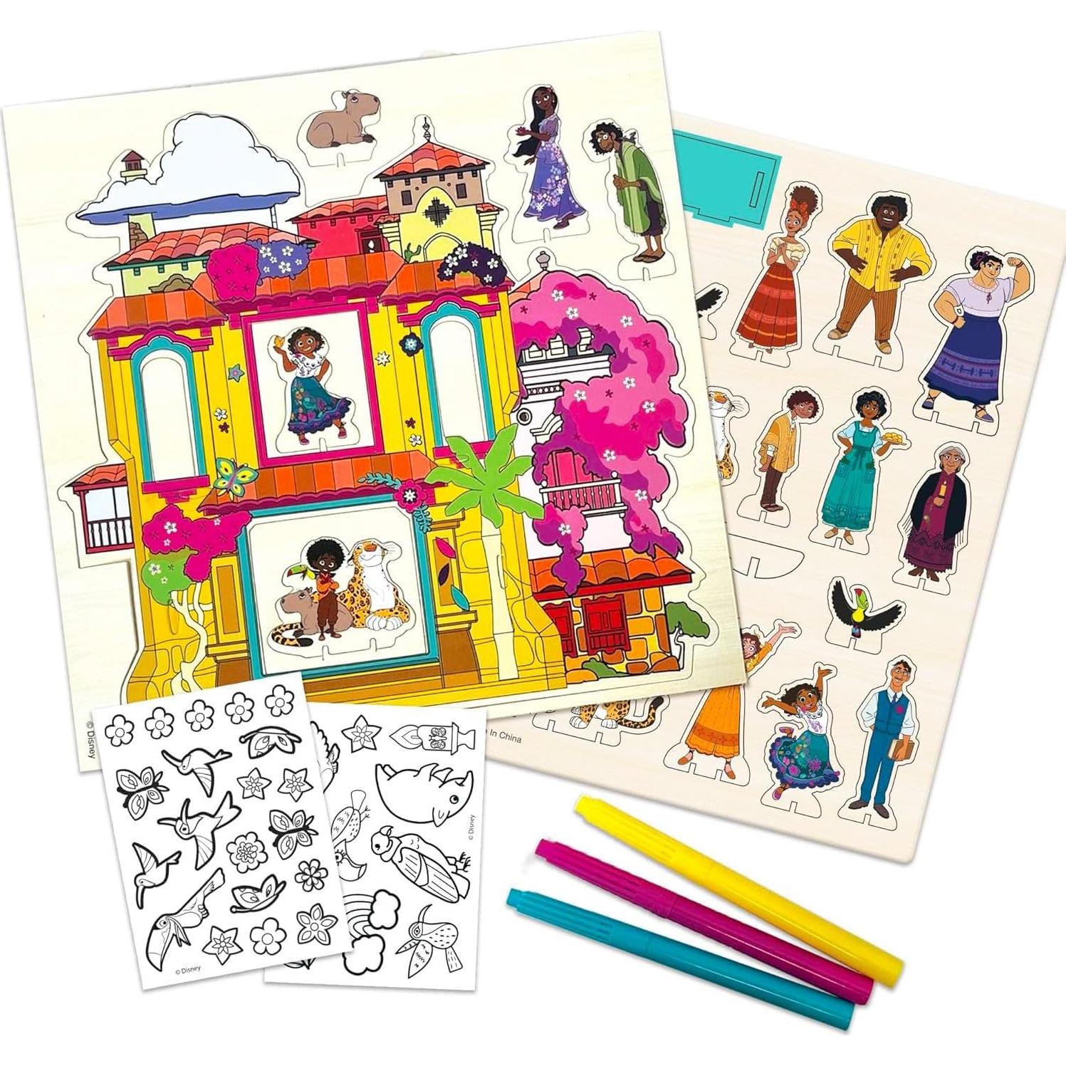 Juego de Actividades de Madera Disney Casita Encanto - 101 Piezas