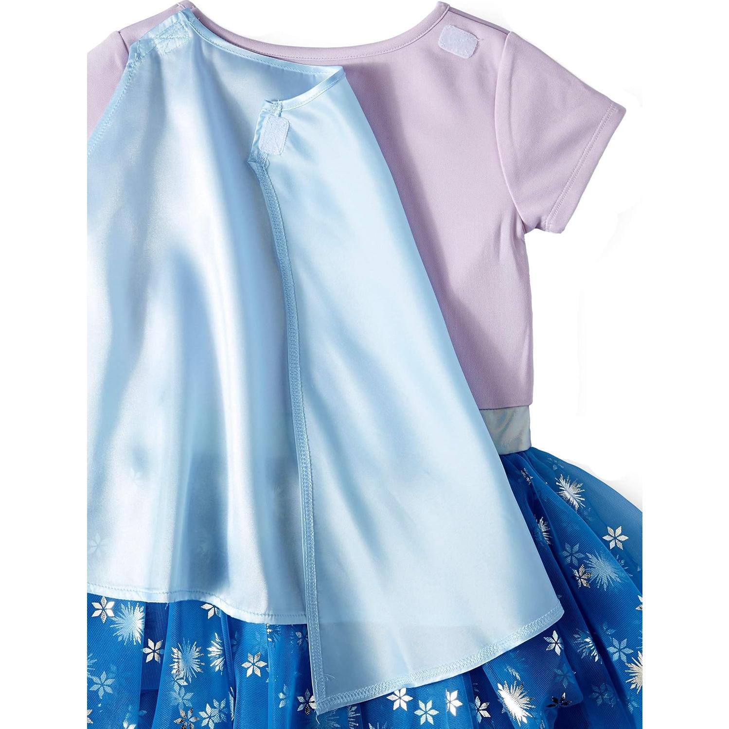 Vestido de Tutu en Capas Elsa Disney para Niñas 10-12 Años Azul