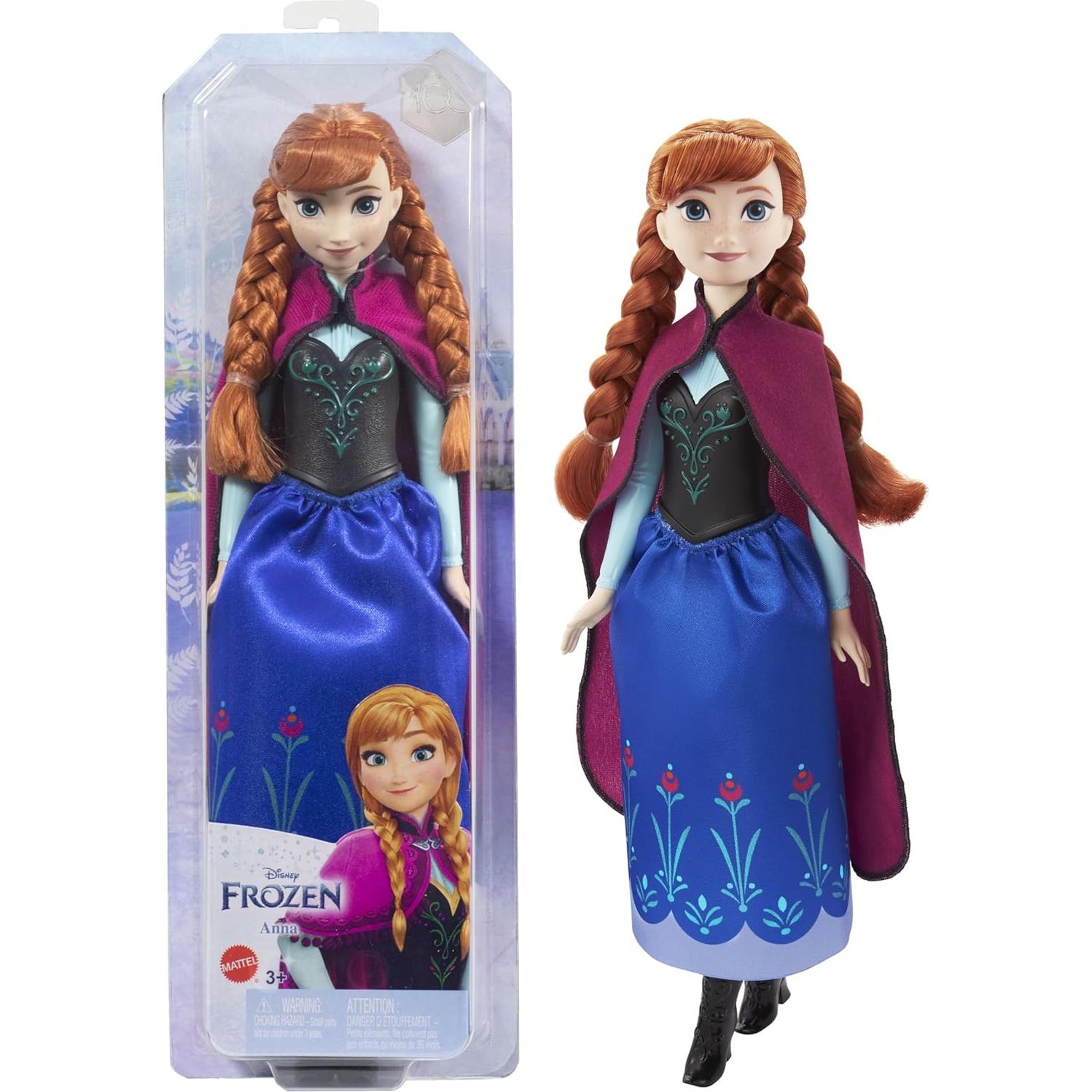 Muñeca de Elsa y Anna Disney Frozen 1 y 2 32.4 cm