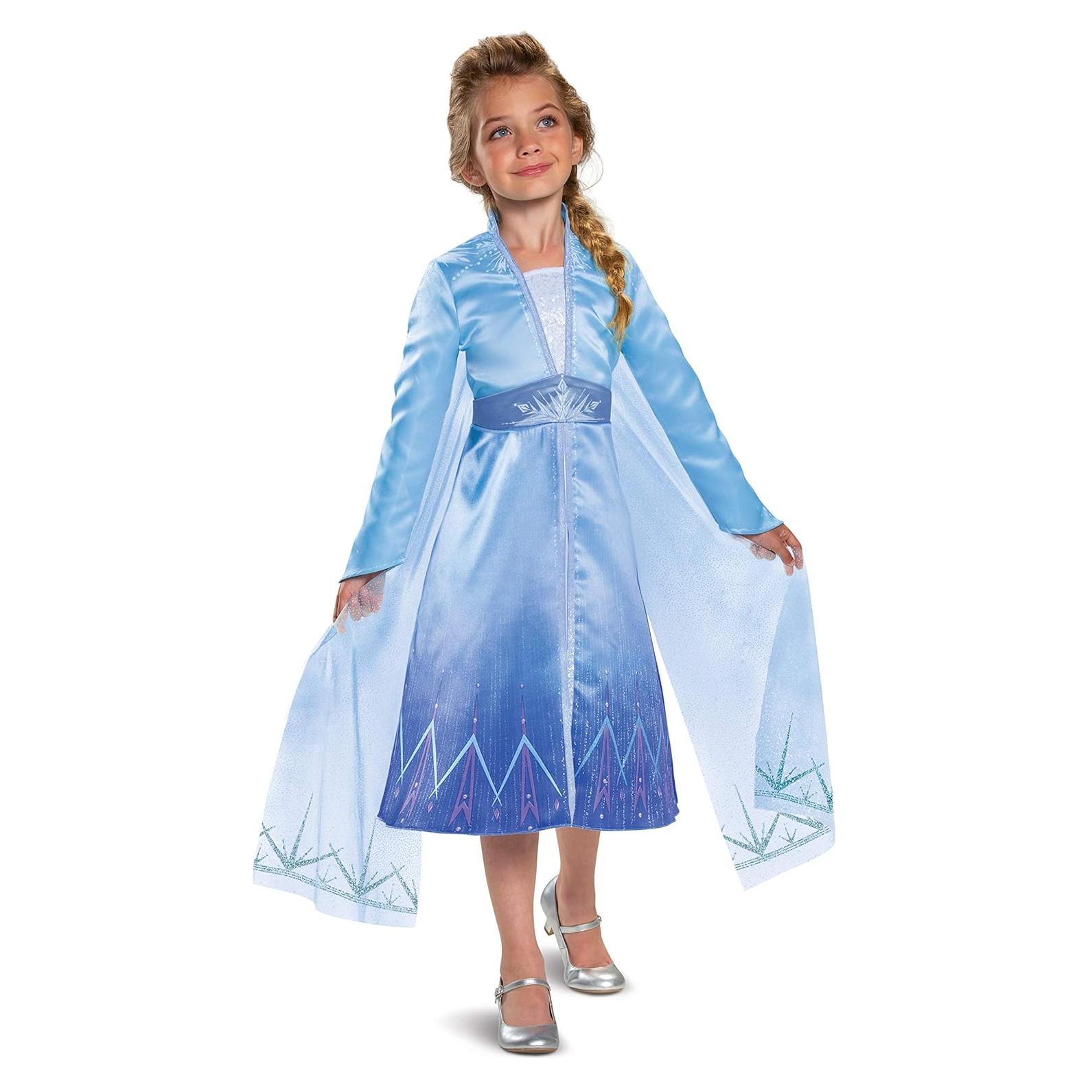 Disfraz de Elsa Frozen 2 Disney para Niñas - Vestido y Capa