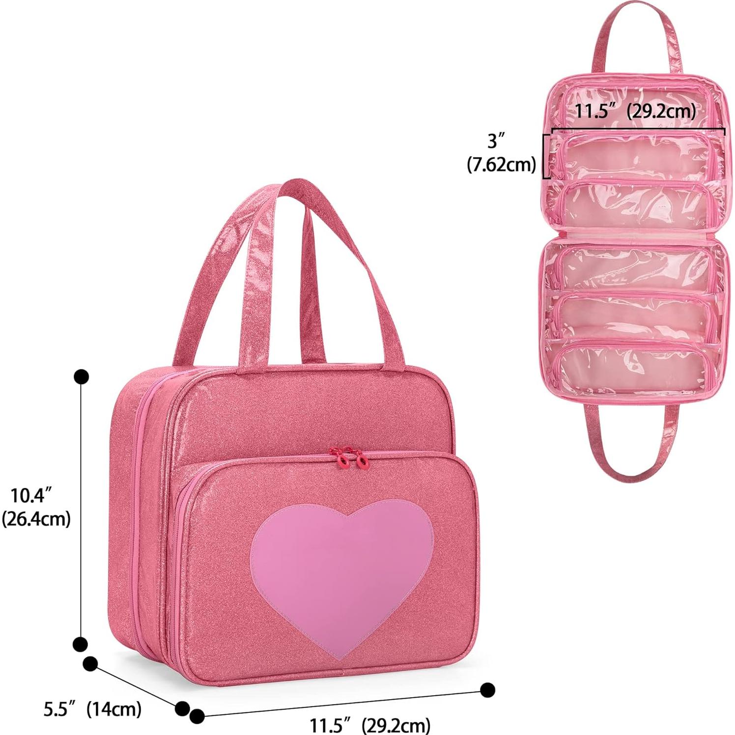 Bolsa de Transporte LoDrid Rosa para Muñecas LOL y Barbie