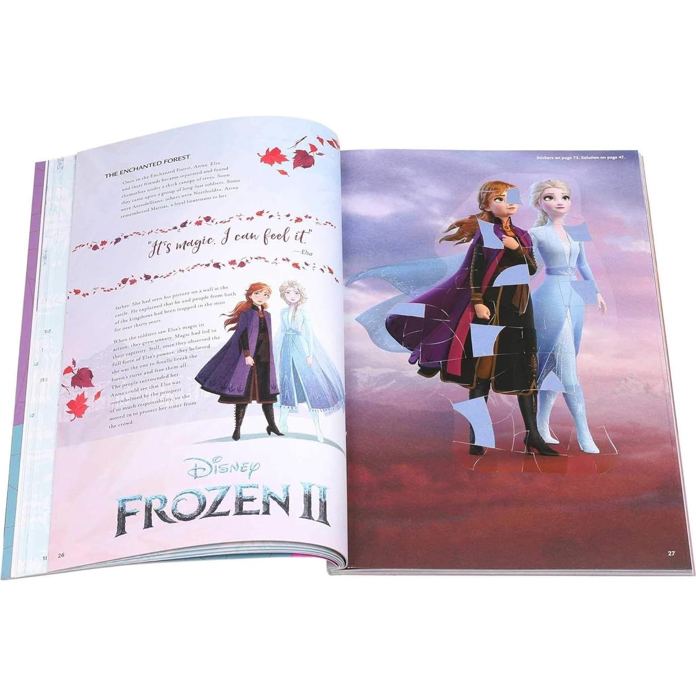 Libro de Puzzles de Stickers Frozen Disney - 1500 Stickers