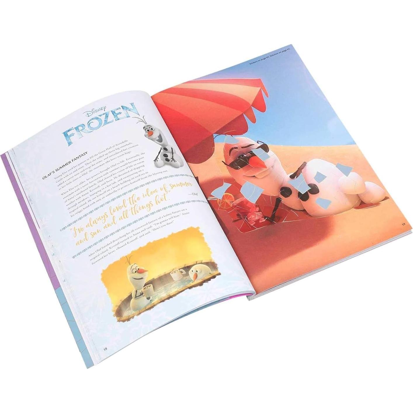 Libro de Puzzles de Stickers Frozen Disney - 1500 Stickers