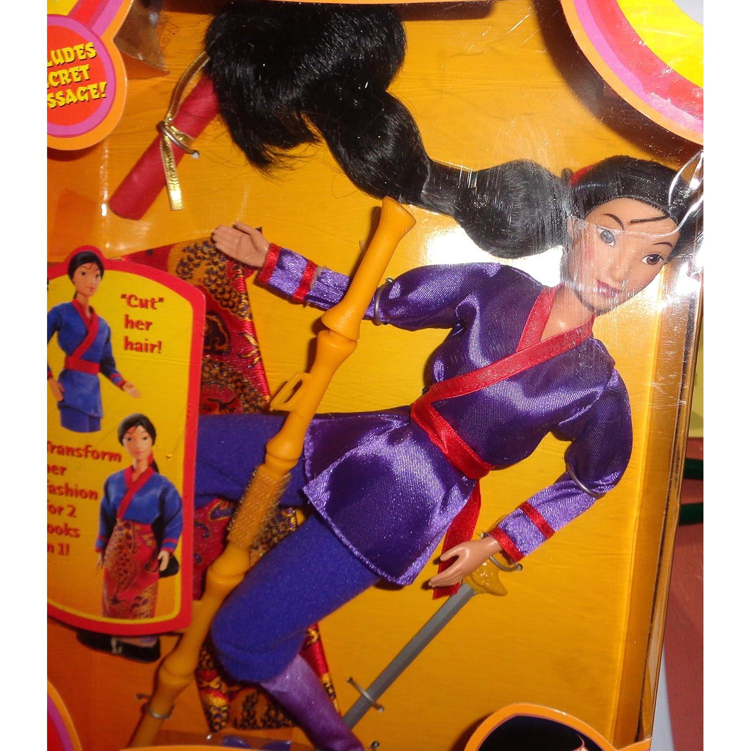 Muñeca Disney Héroe Secreto Mulan Mattel 1997 Nueva