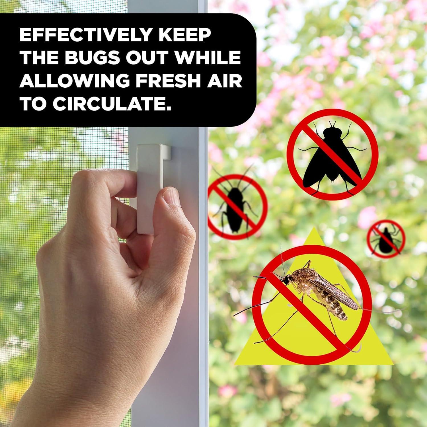 DOCA Malla de Pantalla de Ventana 2.44 m x 30.48 m - Carbón