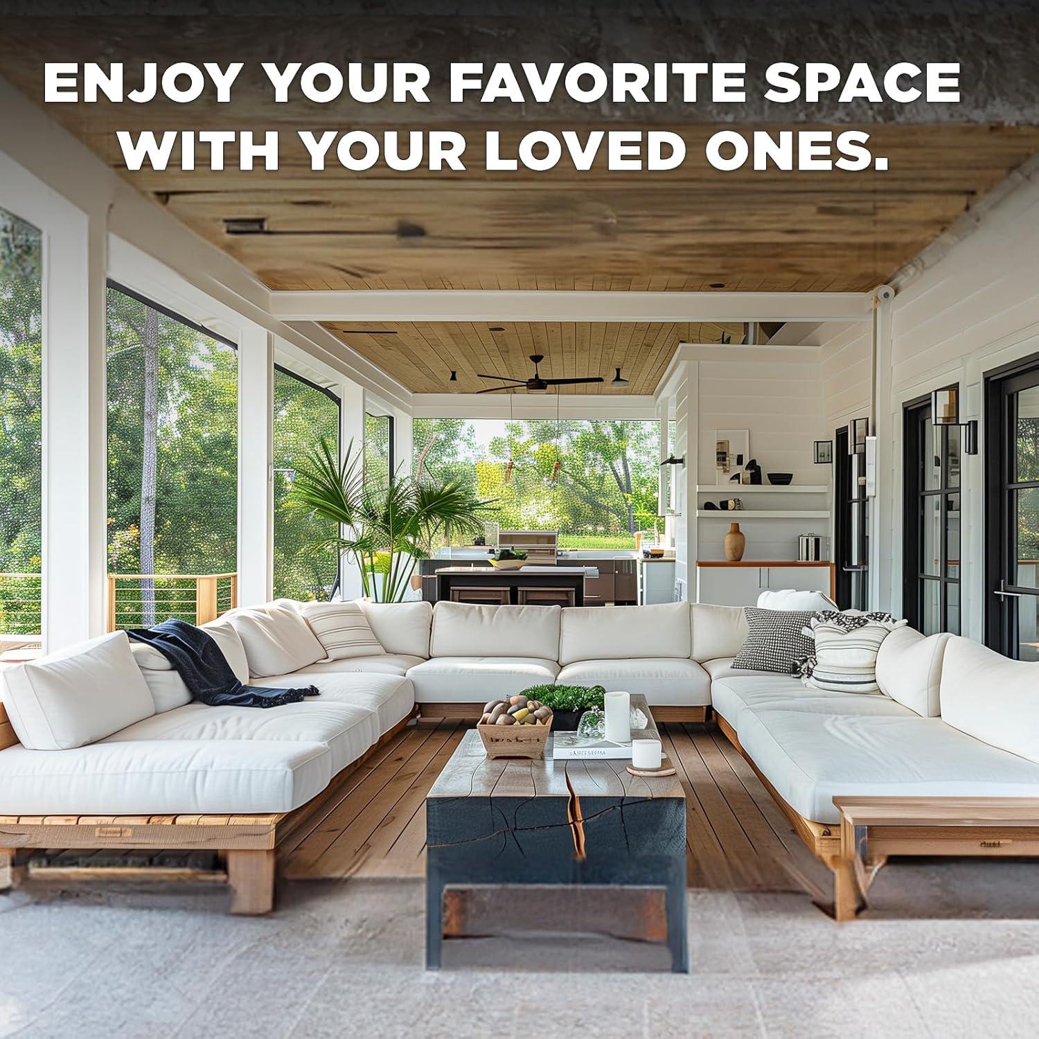 DOCA Malla de Pantalla de Ventana 2.44 m x 30.48 m - Carbón