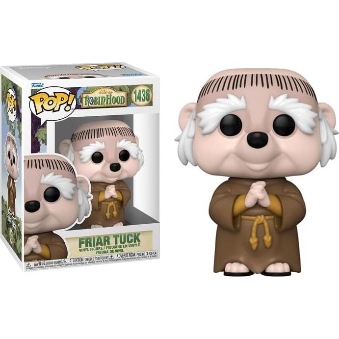 Figura de Vinilo Pop! Funko Robin Hood Hermano Tuck 9.53 cm