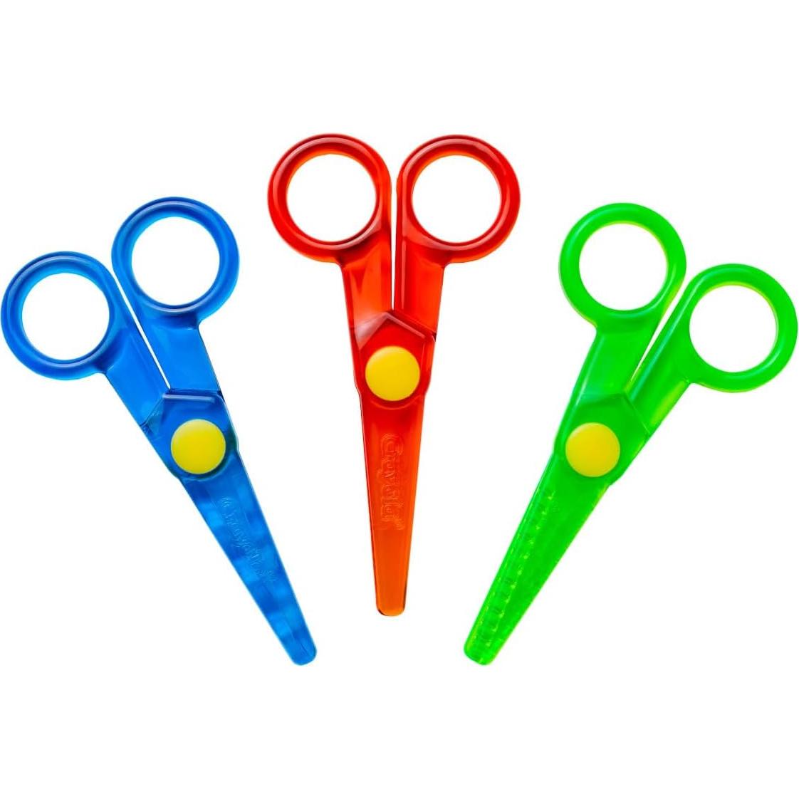 Tijeras de Seguridad Crayola 3 Piezas para Niños - Punta Romo