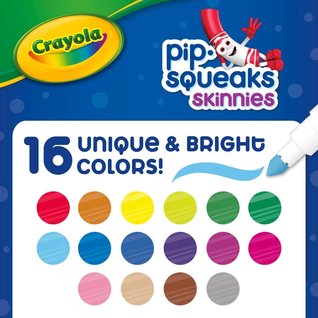 Marcadores Lavables Crayola Pip Squeaks 16 Colores Mini
