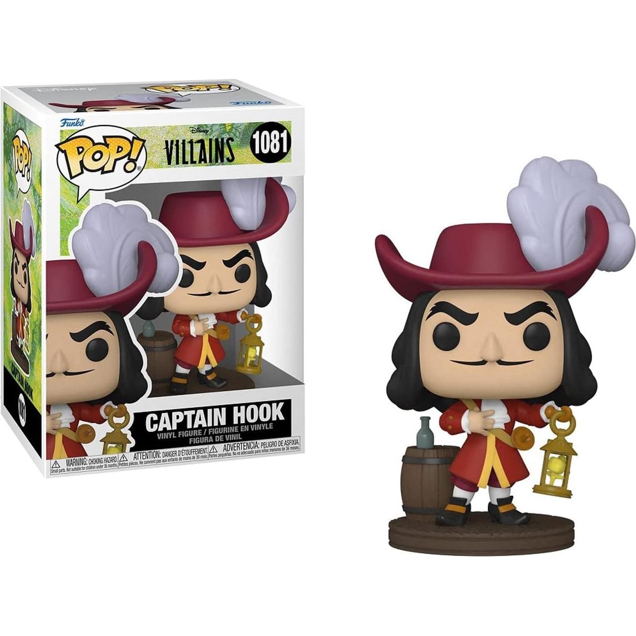 Figura de Vinilo Funko POP Disney Villanos Capitán Garfio 9.5 cm
