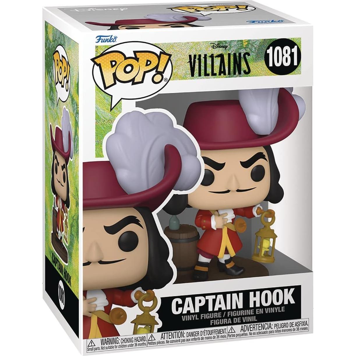 Figura de Vinilo Funko POP Disney Villanos Capitán Garfio 9.5 cm