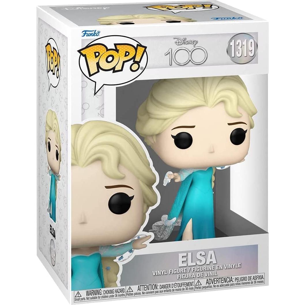 Figura de Vinilo Pop! Disney 100 Elsa Frozen 9.53 cm Funko