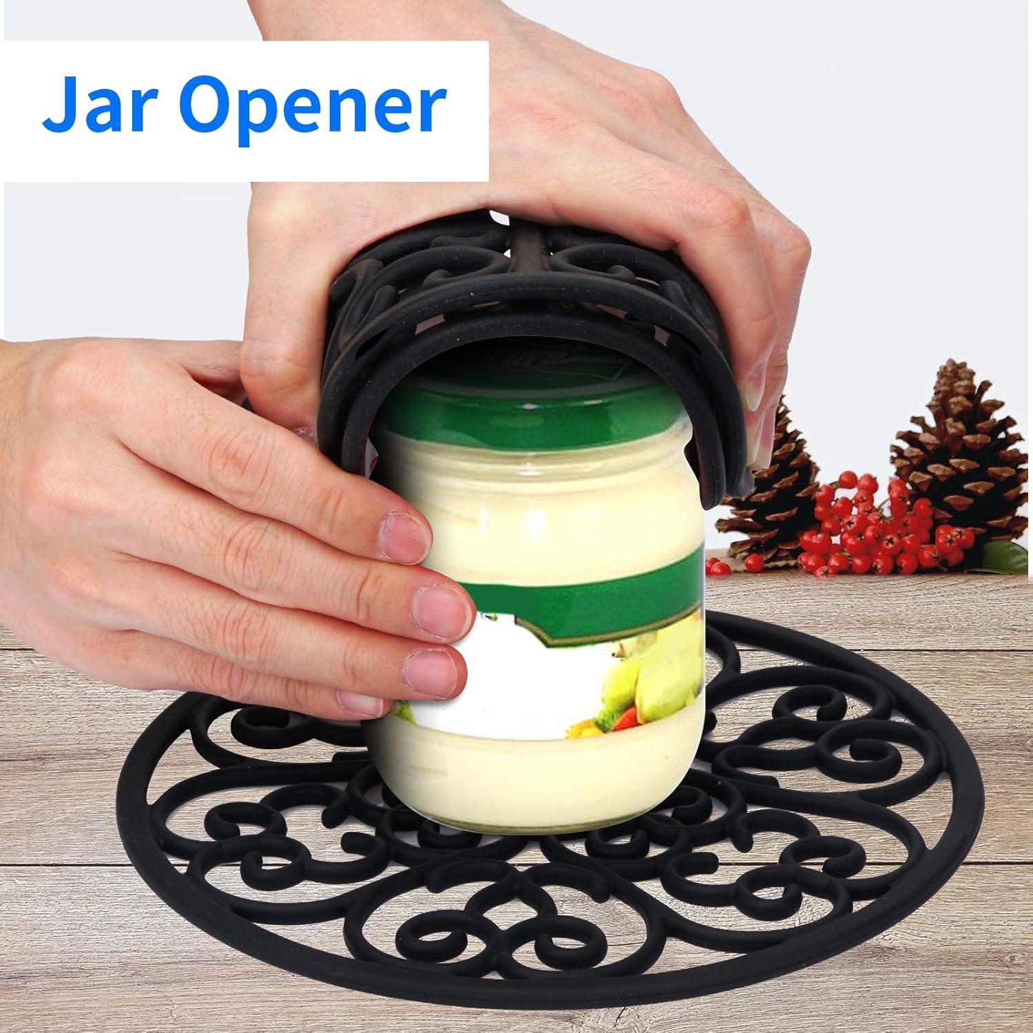 Trivets de Silicona CHEFBEE 3 Piezas Antideslizantes 19.5 cm