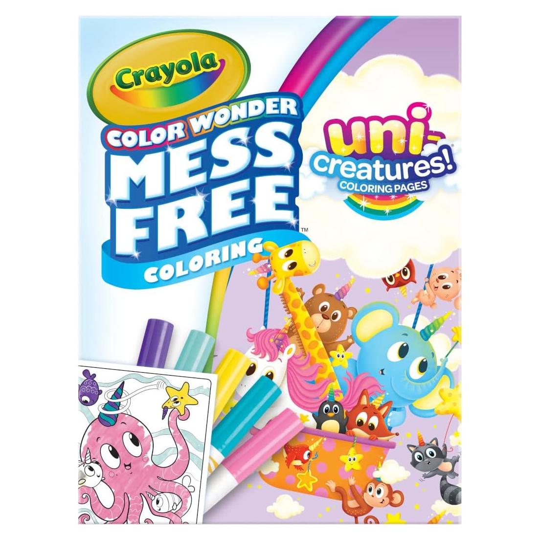 Crayola Color Wonder Unicreatures - Kit de Colorear Sin Desorden