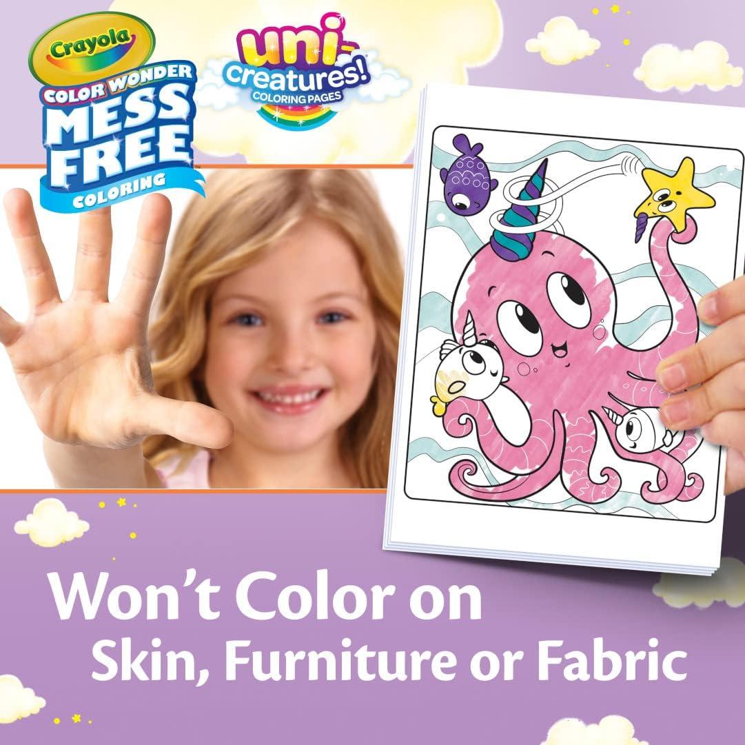 Crayola Color Wonder Unicreatures - Kit de Colorear Sin Desorden