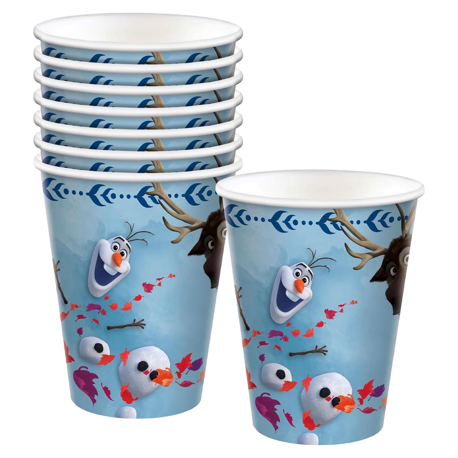 Vasos de Fiesta Disney Frozen 2 - 8 Piezas 9 oz - Desechables