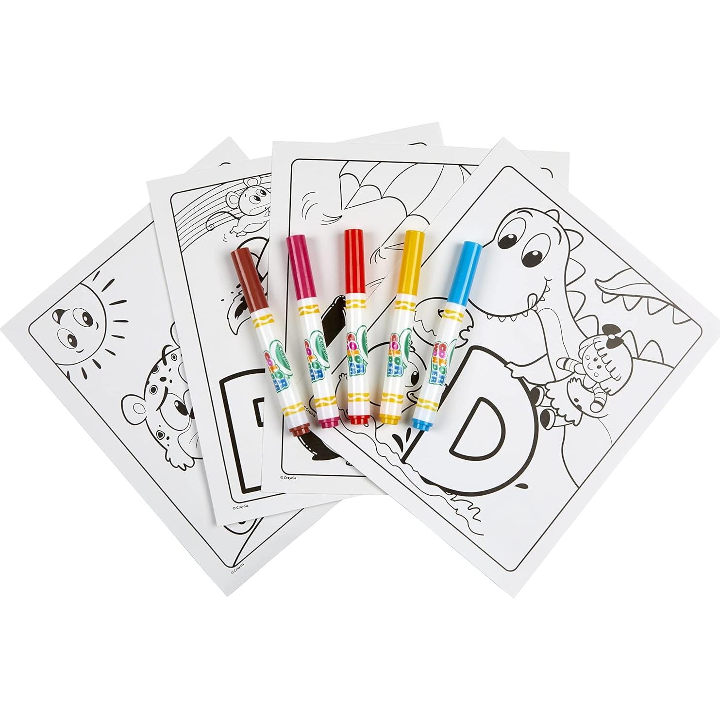 Set de Coloreado Crayola Color Wonder Alpha Pets 24 Páginas