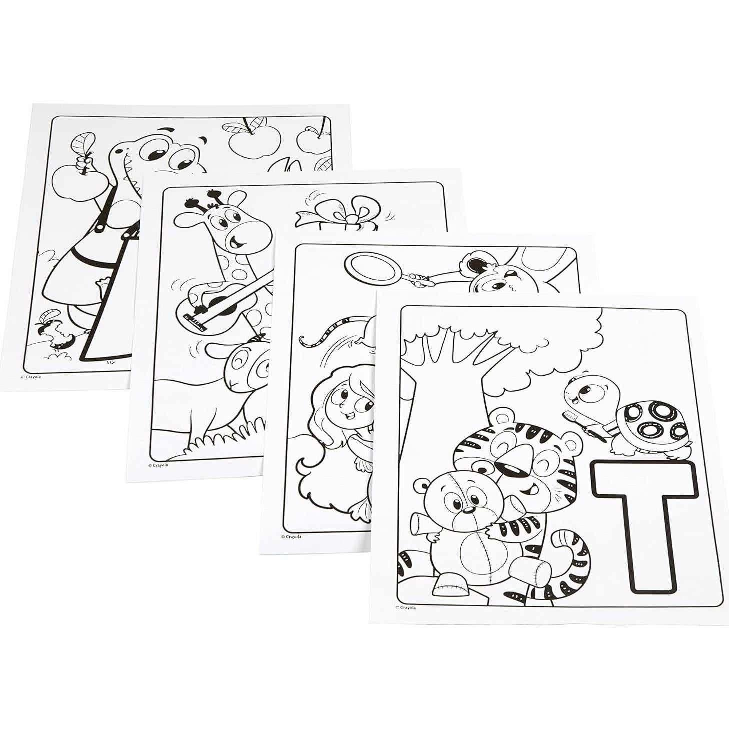 Set de Coloreado Crayola Color Wonder Alpha Pets 24 Páginas