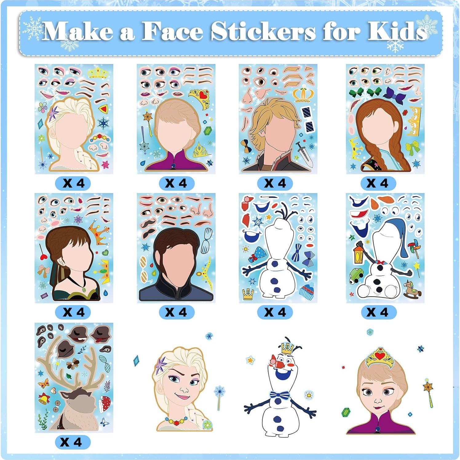 36 Stickers de Fiesta Congelada Purtarly - Hazlo Tú Mismo