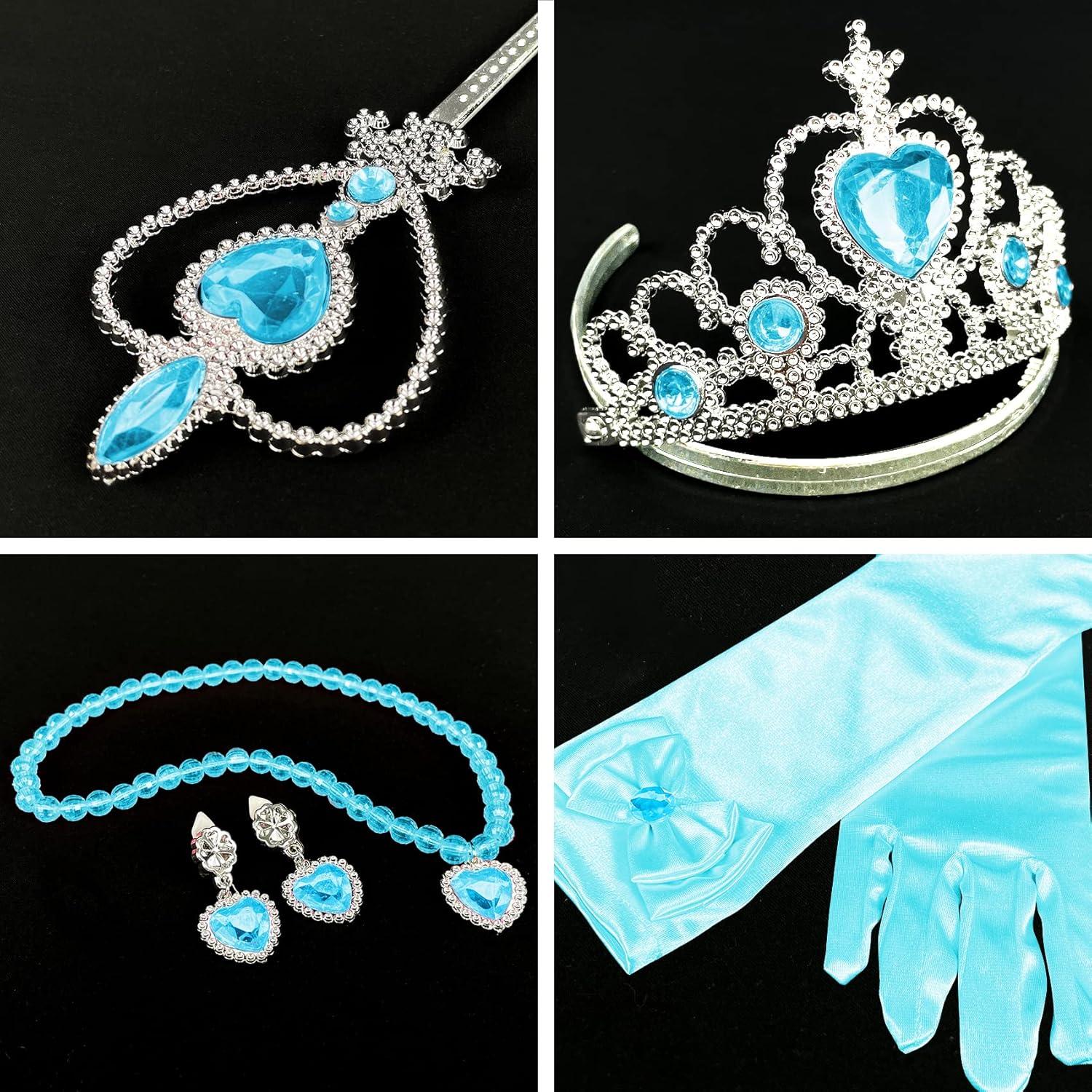 Conjunto de Accesorios de Princesa Elsa - 6 Piezas en Caja