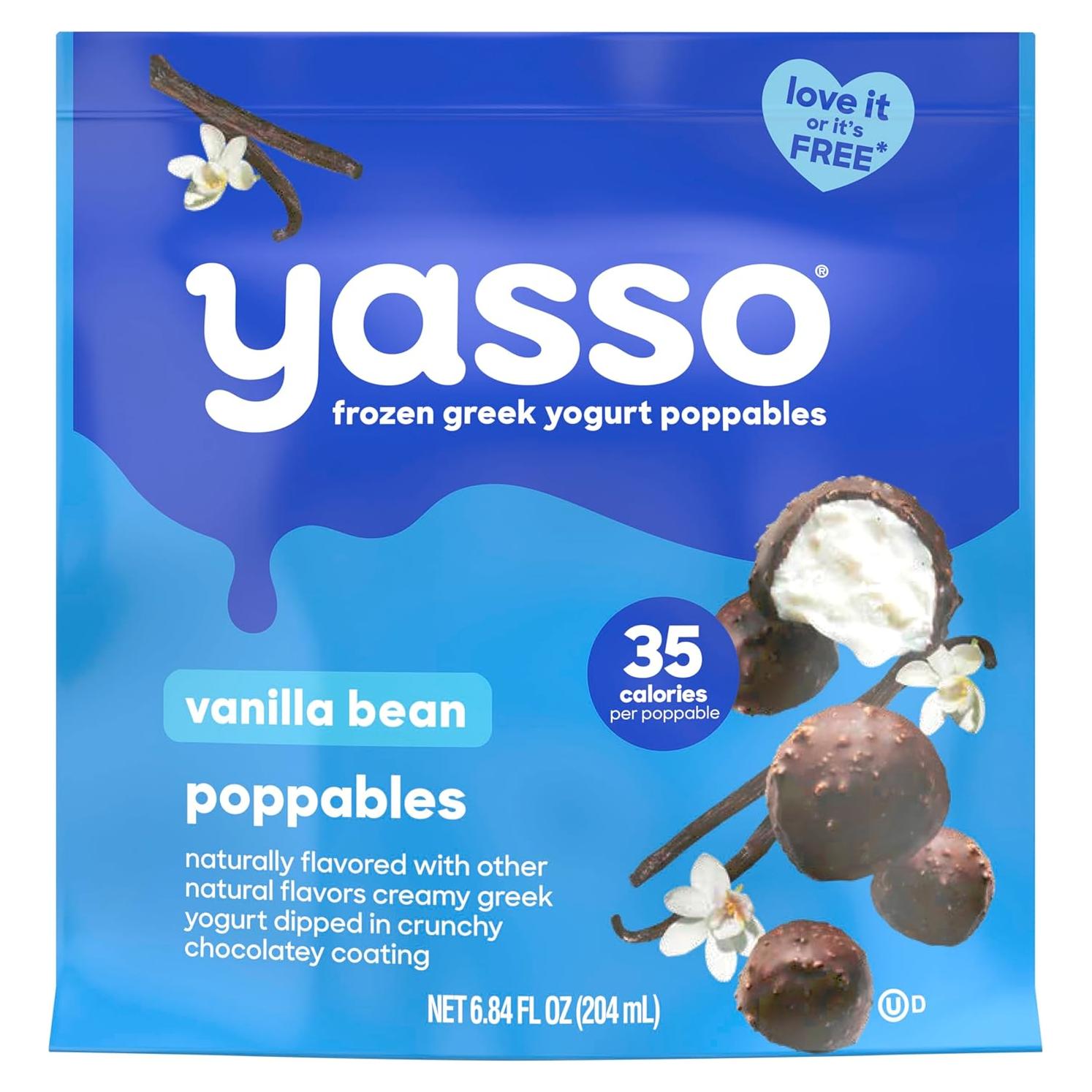 Yasso Poppables Yogur Griego Congelado Vainilla 202.4ml