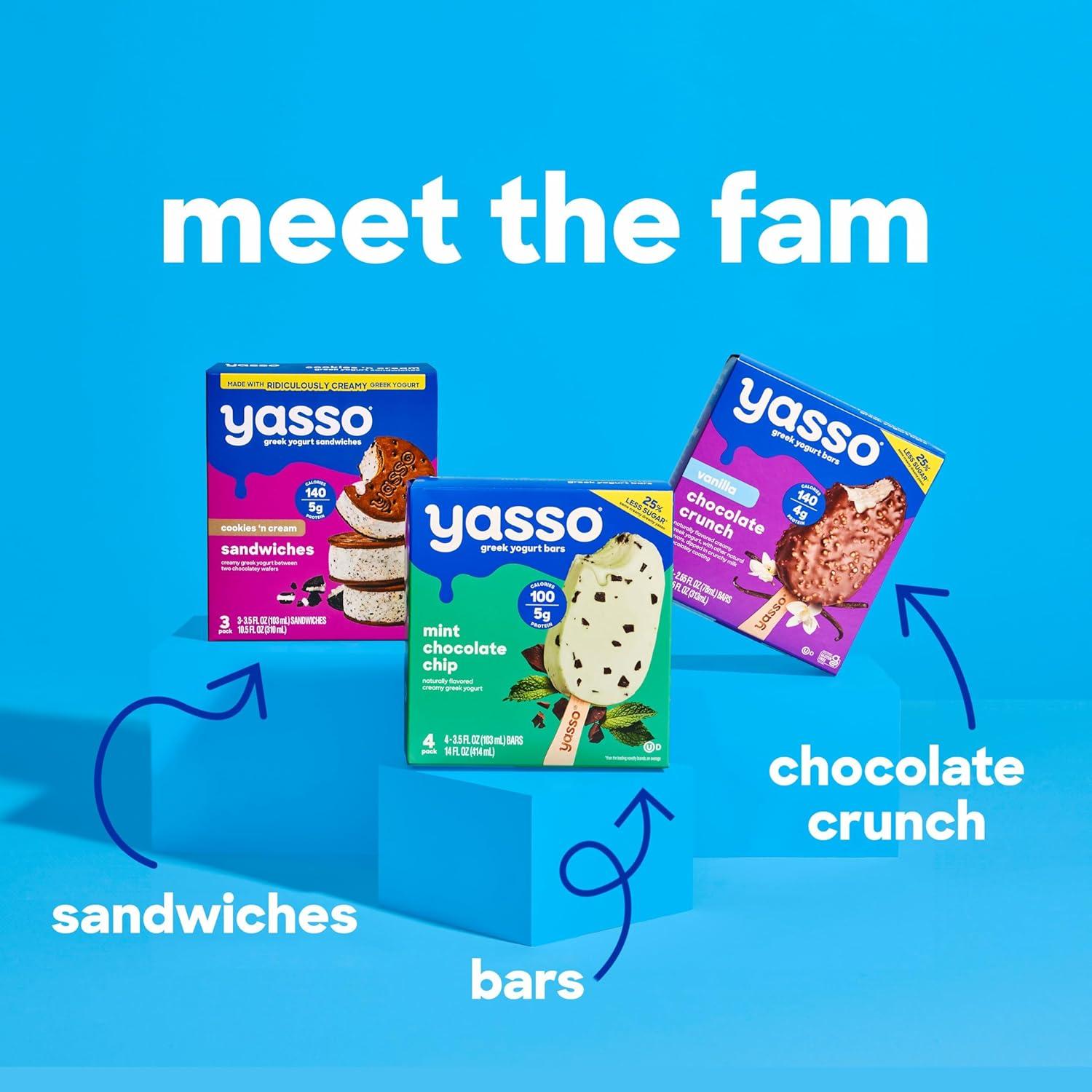 Yasso Poppables Yogur Griego Congelado Vainilla 202.4ml