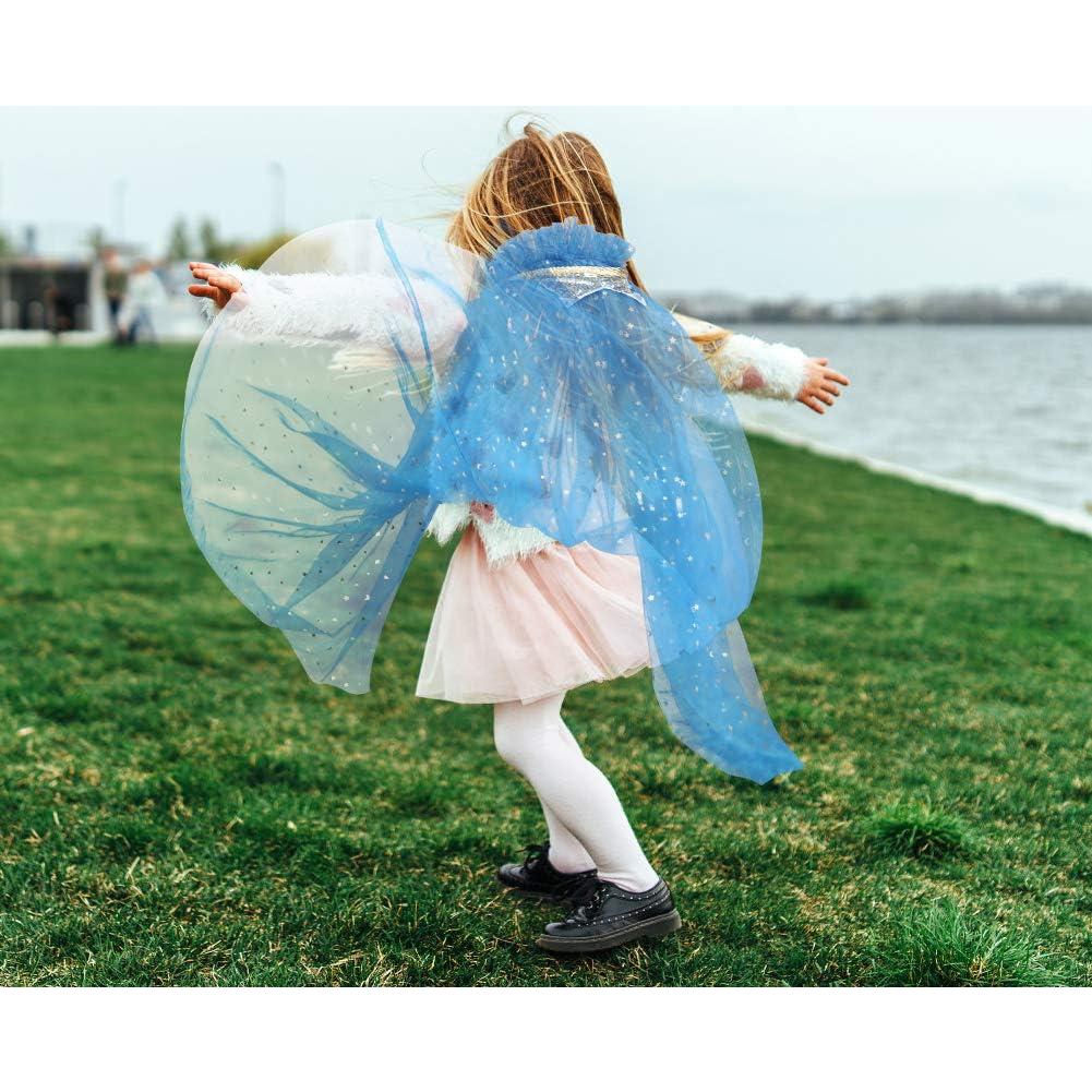 Conjunto de Disfraz de Princesa Fedio 7 Piezas Azul