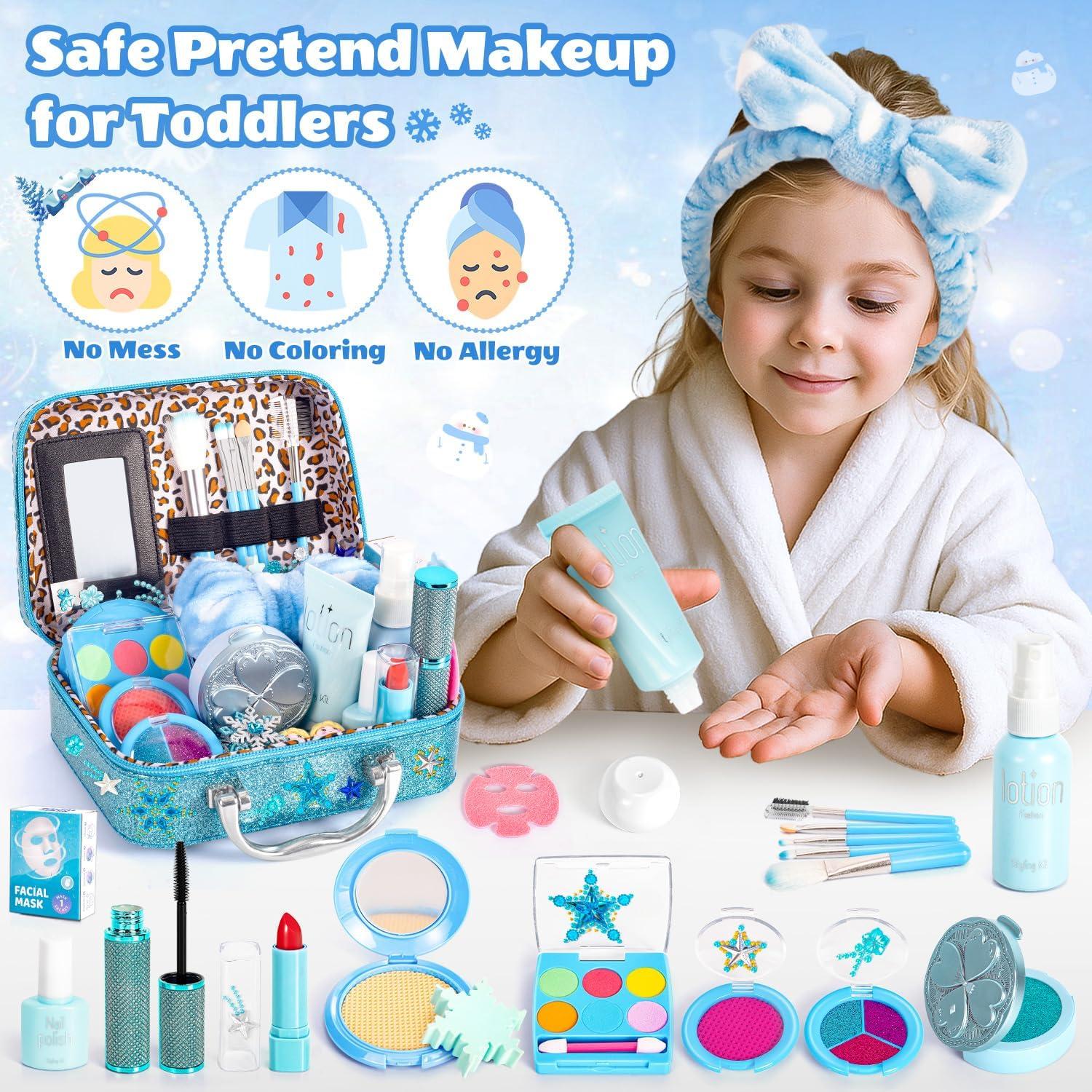 Juego de Maquillaje Falso Hohosunlar para Niñas 3-8 Años