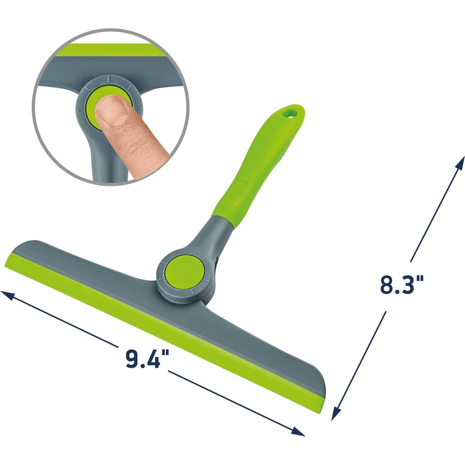Squeegee de Limpieza de Ventanas DSV Estándar 25.4cm Verde Gris