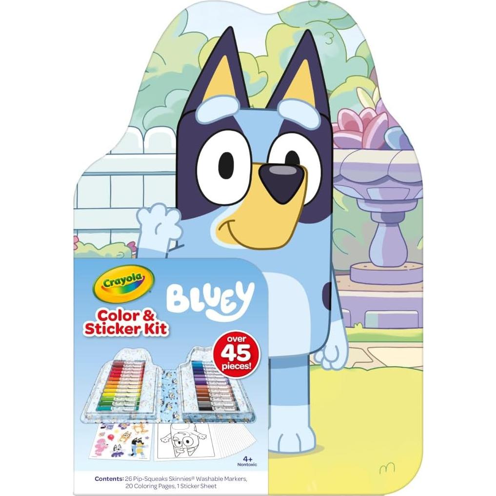 Kit de Arte Crayola Bluey 45 Piezas para Niños