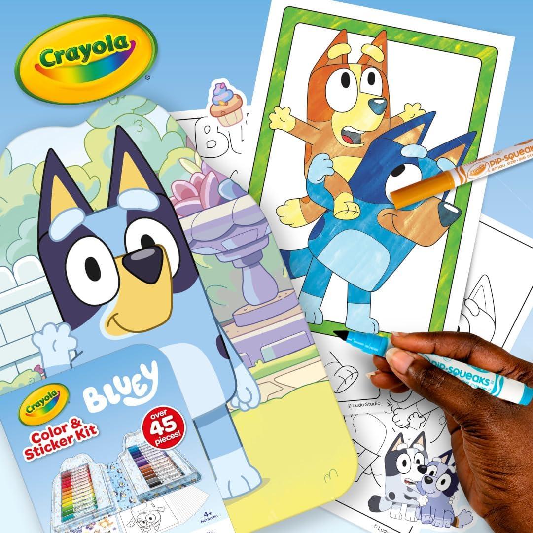 Kit de Arte Crayola Bluey 45 Piezas para Niños