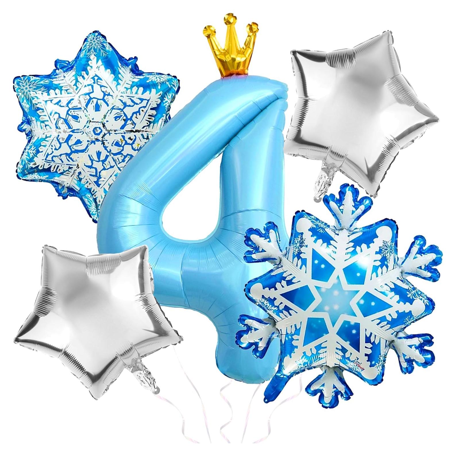 Globos de Cumpleaños Frozen 4 - Elsa y Anna - 101.6 cm