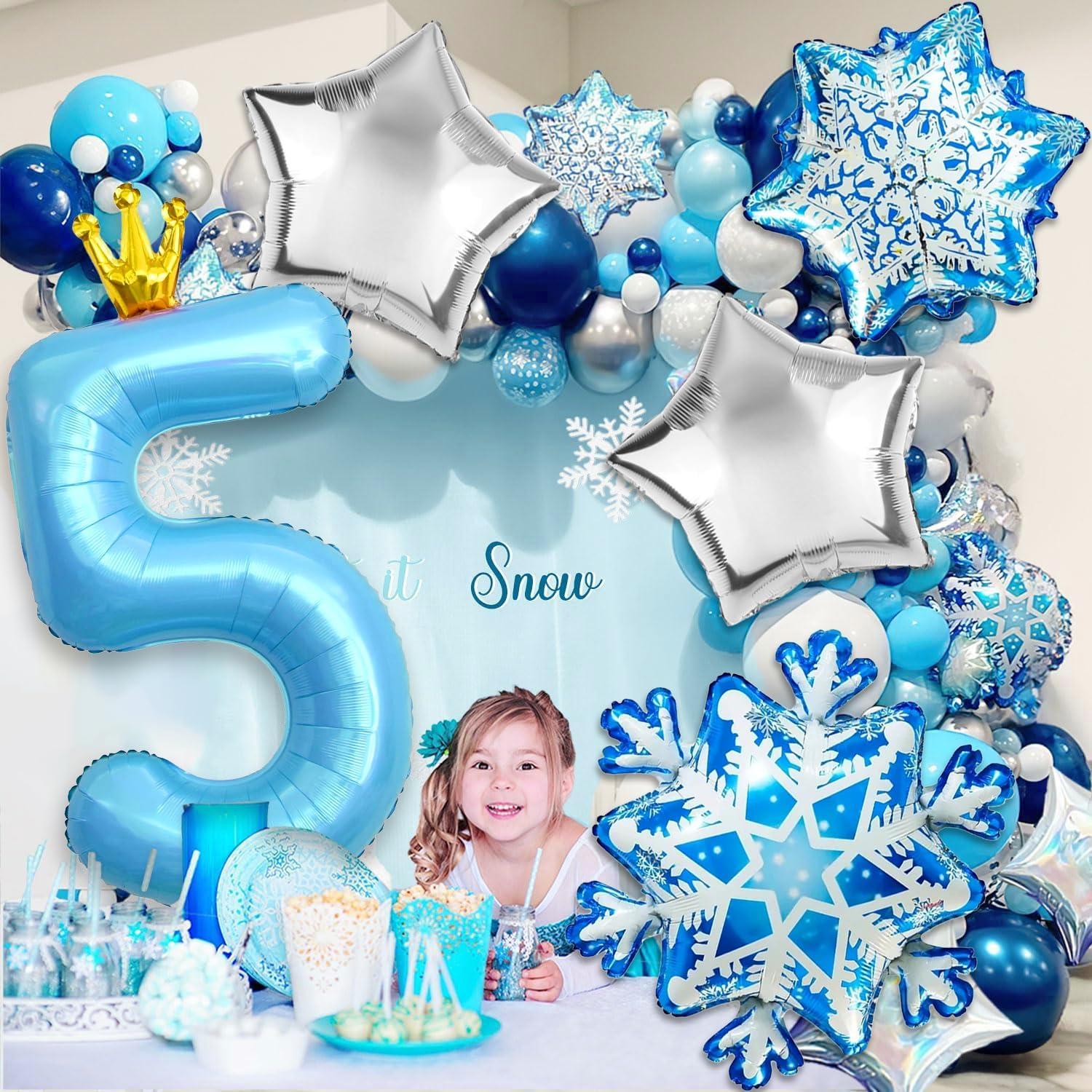 Globos de Cumpleaños Frozen 4 - Elsa y Anna - 101.6 cm