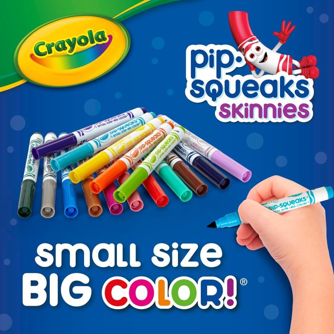 Marcadores Lavables Crayola Pip-Squeaks Skinnies 64 Colores