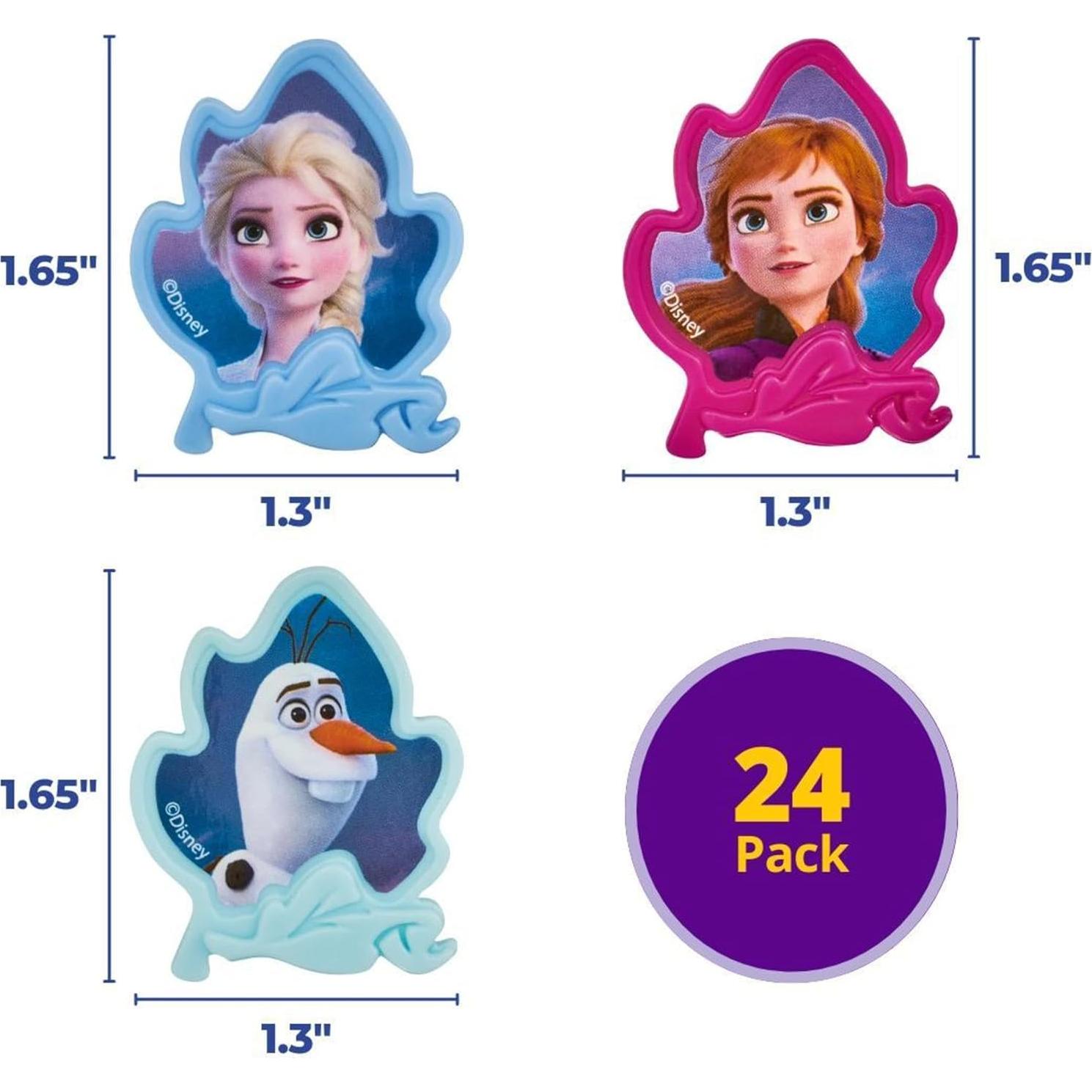 Anillos Decorativos para Cupcakes DecoPac Frozen II - 24 Piezas