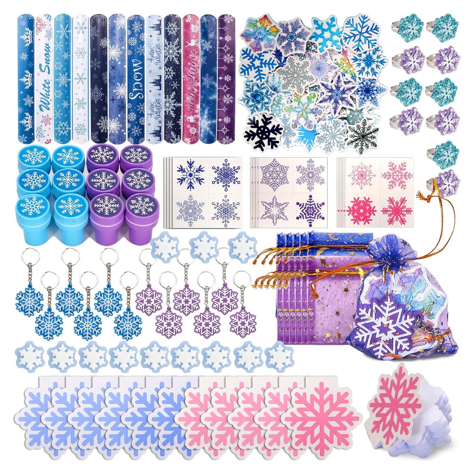 Atonofun 146 Pcs Suministros Fiesta Copo de Nieve Niños