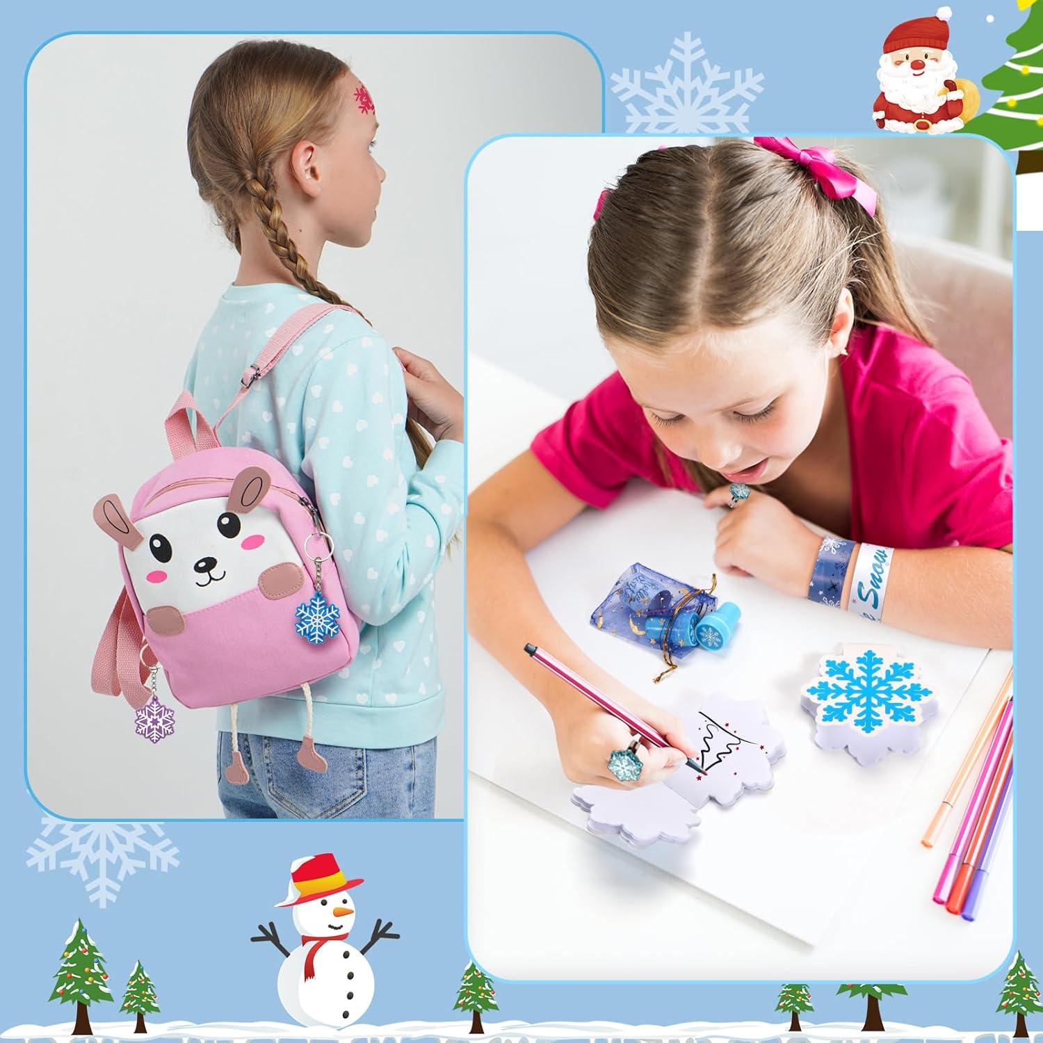 Atonofun 146 Pcs Suministros Fiesta Copo de Nieve Niños