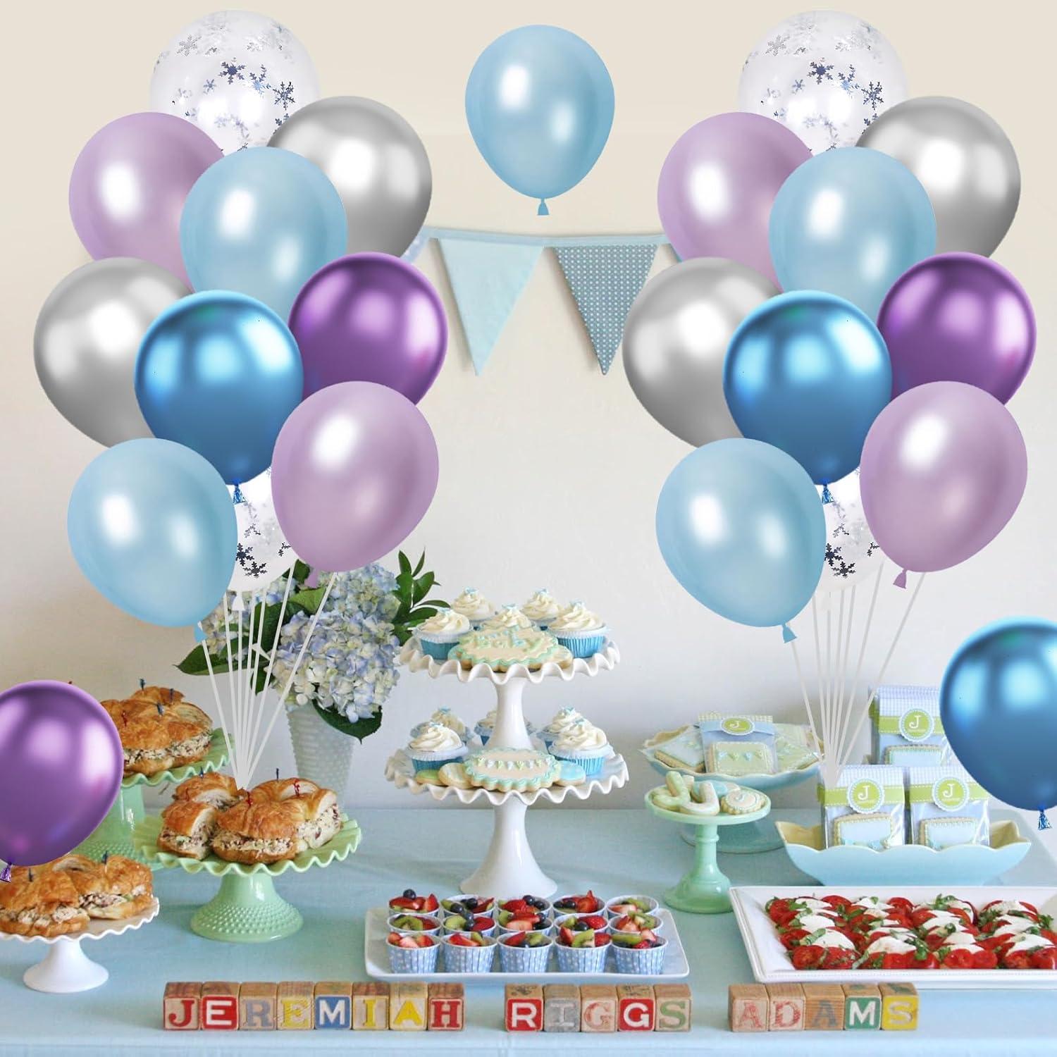 Globos de Fiesta Congelados Biapian 12 Pulgadas - 24 Piezas