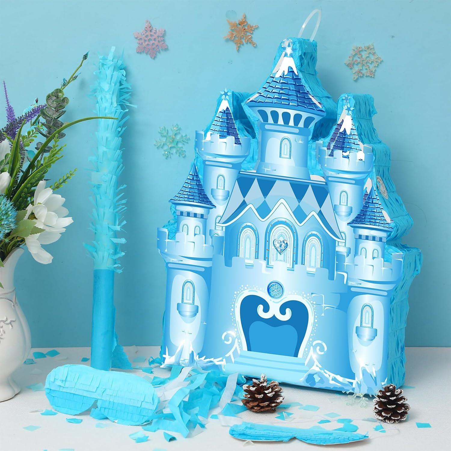 Piñata de Castillo Azul Harrycle para Fiesta de Cumpleaños