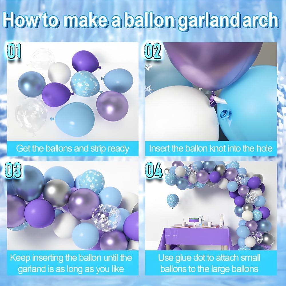 Decoraciones de Cumpleaños Frozen 73 Pcs - ISWAYSTORE