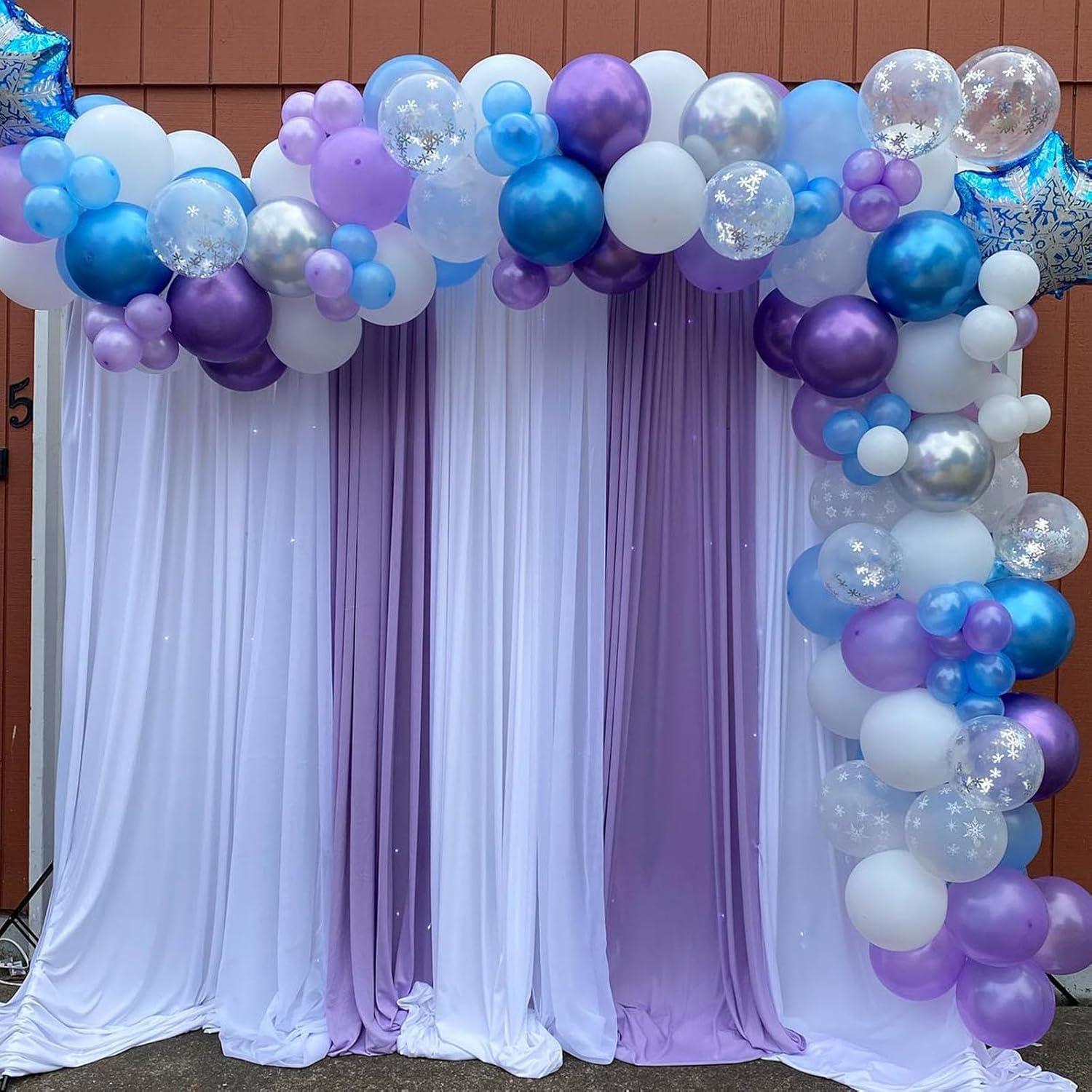 Globos Congelados Paready 60 Pcs 30.48 cm Morado y Azul